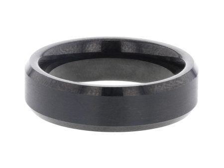 Rio Black Tungsten 6mm Wedding Ring Cheap