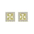 Classic Princess Diamond Stud Jackets 1 6ct on Sale