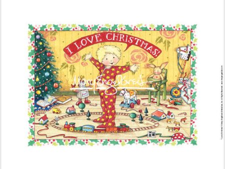 I Love Christmas! Fine Art Print on Sale