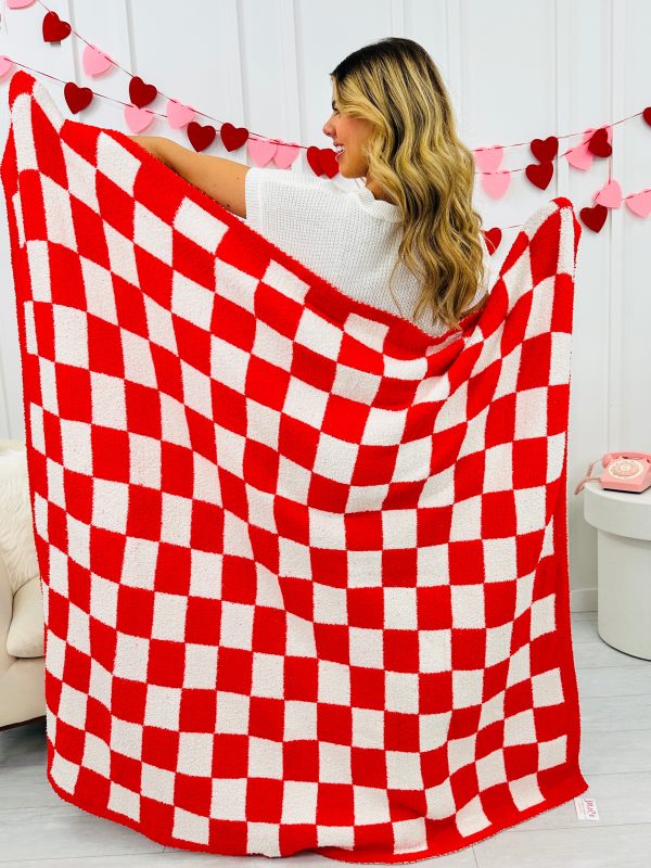 Checker Blanket-Multiple Colors! For Cheap