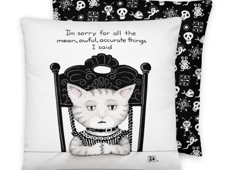 Mean Awful Things Pillow Online now