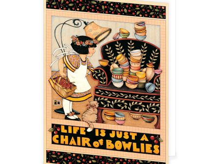 Chair of Bowlies Greeting Card Online now