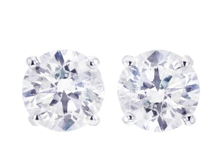 Anita Diamond Stud Earrings 3 4 ct on Sale