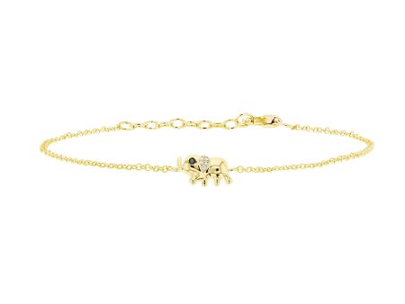 Love You Always Diamond Elephant Bracelet Online Sale