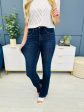 Lovervet Breathless Slit Bootcut Jeans in Reg Curvy Online now