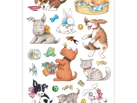 Adorable Pets Sticker Sheet Online