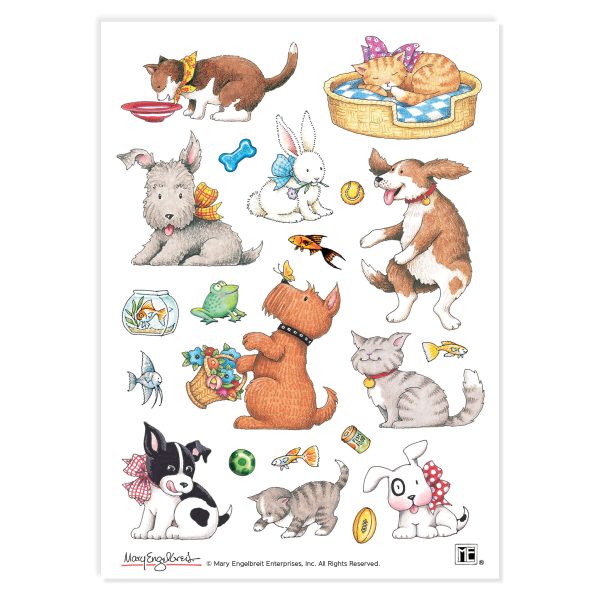 Adorable Pets Sticker Sheet Online