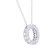 Mirage Circle Diamond Necklace 1 6ct Online Sale