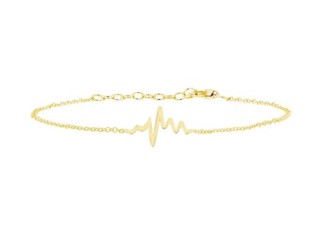 Heartbeat Chain Bracelet For Discount