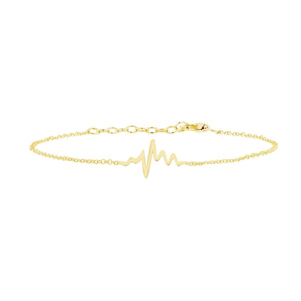 Heartbeat Chain Bracelet For Discount