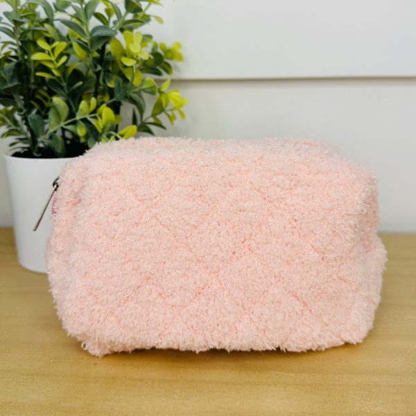 Fleece Cosmetic Bag- Multiple Colors! Cheap