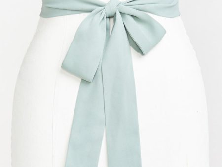 Bridesmaid Sash ~ Silver Sage Crisp For Sale