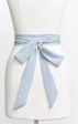 Bridesmaid Sash ~ Steel Blue Chiffon Sale