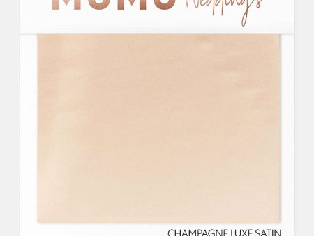 Bridesmaid Fabric Swatch ~ Champagne Luxe Satin Fashion